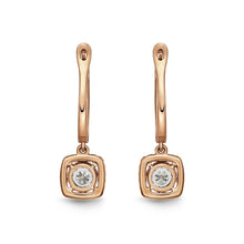 Load image into Gallery viewer, FEBQ118_00 Diamond Bouquets Dangling Earrings
