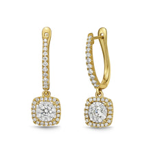 Load image into Gallery viewer, FEBQ119_00 Diamond Bouquets Dangling Earrings
