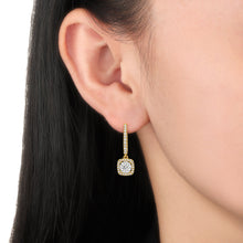 Load image into Gallery viewer, FEBQ119_00 Diamond Bouquets Dangling Earrings
