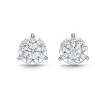 Load image into Gallery viewer, FEBQ121_00 Diamond Bouquets Studs Earrings
