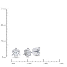 Load image into Gallery viewer, FEBQ122_00 Diamond Bouquets Studs Earrings
