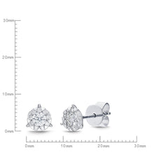 Load image into Gallery viewer, FEBQ124_00 Diamond Bouquets Studs Earrings
