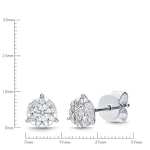 Load image into Gallery viewer, FEBQ126_00 Diamond Bouquets Studs Earrings
