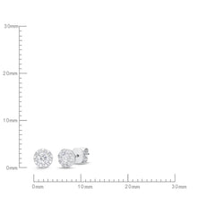 Load image into Gallery viewer, FEBQ128_00 Diamond Bouquets Studs Earrings
