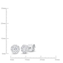 Load image into Gallery viewer, FEBQ130_00 Diamond Bouquets Studs Earrings
