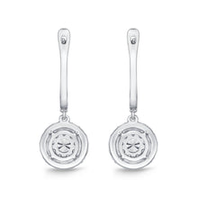 Load image into Gallery viewer, FEBQ138_00 Diamond Bouquets Dangling Earrings
