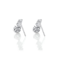 Load image into Gallery viewer, FEBQ165_00 Diamond Bouquets Dangling Earrings
