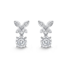Load image into Gallery viewer, FEBQ166_00 Diamond Bouquets Dangling Earrings
