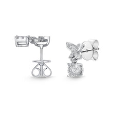 Load image into Gallery viewer, FEBQ166_00 Diamond Bouquets Dangling Earrings

