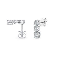 Load image into Gallery viewer, FEBQ167_00 Diamond Bouquets Dangling Earrings
