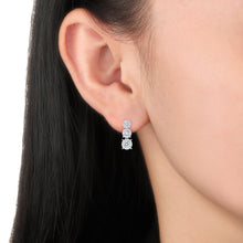 Load image into Gallery viewer, FEBQ167_00 Diamond Bouquets Dangling Earrings
