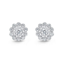 Load image into Gallery viewer, FEBQ169_00 Diamond Bouquets Studs Earrings
