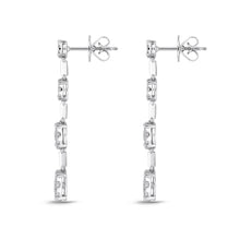 Load image into Gallery viewer, FEBQ195_00 Diamond Bouquets Dangling Earrings
