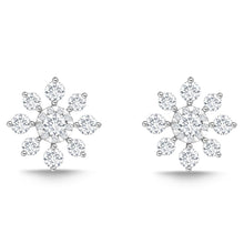 Load image into Gallery viewer, FEBQ311_00 Diamond Bouquets Illusion-setting Earrings
