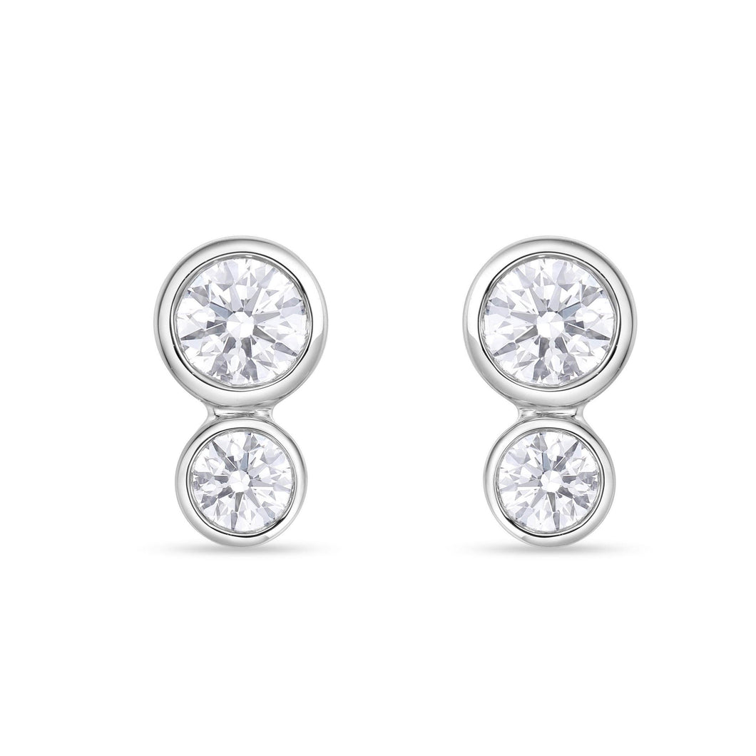 FEBZC02_00 Bezel Studs Earrings