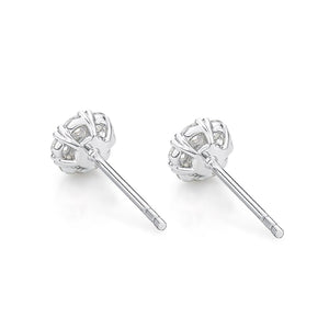 FECU158_00 Cluster Illusion-setting Earrings