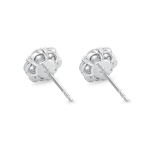 FECU160_00 Cluster Illusion-setting Earrings