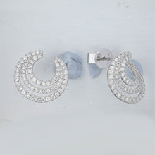 Load image into Gallery viewer, FEDC105_00 Diamond Circle Classic Earrings Unemployed
