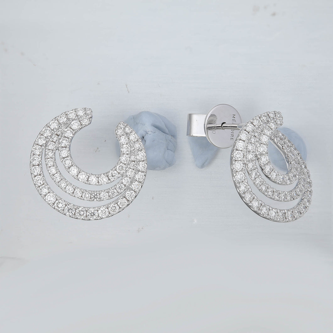 FEDC105_00 Diamond Circle Classic Earrings Unemployed