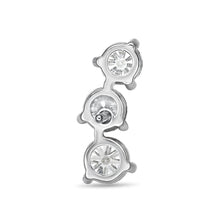 Load image into Gallery viewer, FEDD107_00 Diamond Line Climber Earrings
