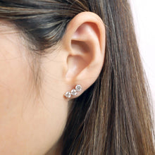 Load image into Gallery viewer, FEDD107_00 Diamond Line Climber Earrings
