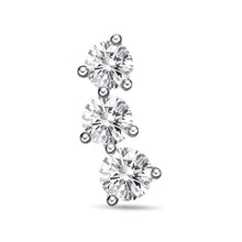 Load image into Gallery viewer, FEDD108_00 Diamond Line Climber Earrings
