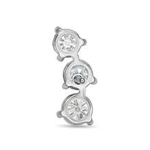 Load image into Gallery viewer, FEDD108_00 Diamond Line Climber Earrings
