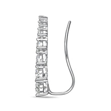 Load image into Gallery viewer, FEDD111_00 Diamond Line Climber Earrings
