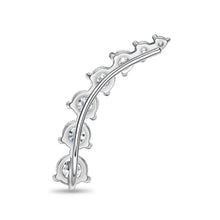 Load image into Gallery viewer, FEDD111_00 Diamond Line Climber Earrings
