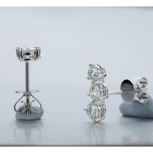 Load image into Gallery viewer, FEDD195_00 Diamond Line Climber Earrings
