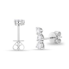 Load image into Gallery viewer, FEDD196_00 Diamond Line Climber Earrings
