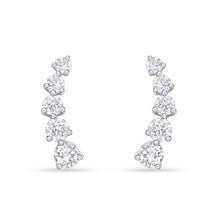 Load image into Gallery viewer, FEDD197_00 Diamond Line Climber Earrings
