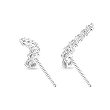 Load image into Gallery viewer, FEDD198_00 Diamond Line Climber Earrings
