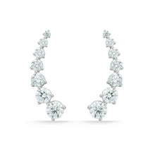 Load image into Gallery viewer, FEDD199_00 Diamond Line Climber Earrings

