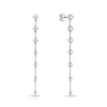 Load image into Gallery viewer, FEDD222_00 Diamond Line Dangling Earrings
