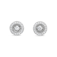 Load image into Gallery viewer, FEDSB03_00 Dancing Diamond Studs Earrings
