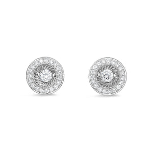 FEDSB03_00 Dancing Diamond Studs Earrings