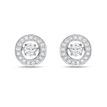 Load image into Gallery viewer, FEDSB05_00 Dancing Diamond Studs Earrings
