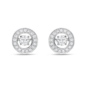 FEDSB05_00 Dancing Diamond Studs Earrings