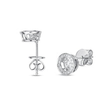 Load image into Gallery viewer, FEDSB05_00 Dancing Diamond Studs Earrings
