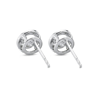 FEDSB05_00 Dancing Diamond Studs Earrings