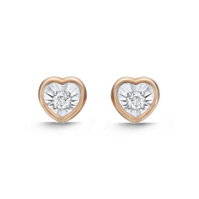 Load image into Gallery viewer, FEFD102_00 My First Diamond Illusion-setting Earrings
