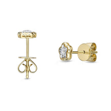 Load image into Gallery viewer, FEFD103_00 My First Diamond Illusion-setting Earrings
