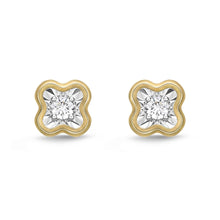 Load image into Gallery viewer, FEFD106_00 My First Diamond Illusion-setting Earrings
