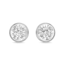 Load image into Gallery viewer, FEFD116_00 My First Diamond Illusion-setting Earrings
