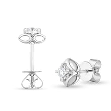 Load image into Gallery viewer, FEFD401_00 My First Diamond Illusion-setting Earrings
