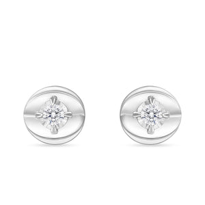 FEFD403_00 My First Diamond Illusion-setting Earrings