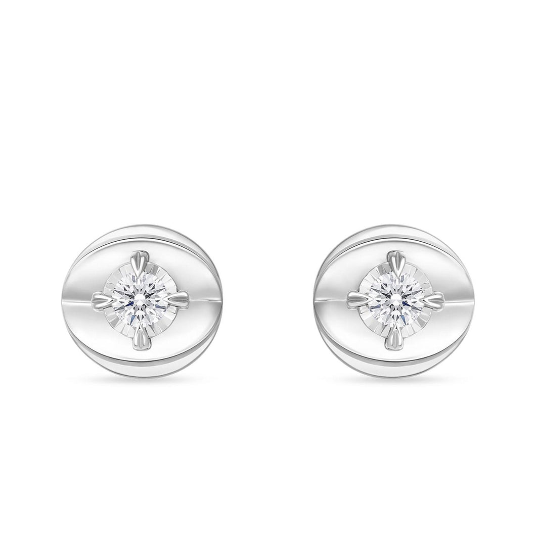 FEFD403_00 My First Diamond Illusion-setting Earrings