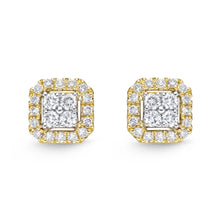 Load image into Gallery viewer, FESUE05_00 Stack'em Up Diamond Studs Earrings
