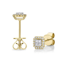 Load image into Gallery viewer, FESUE05_00 Stack'em Up Diamond Studs Earrings
